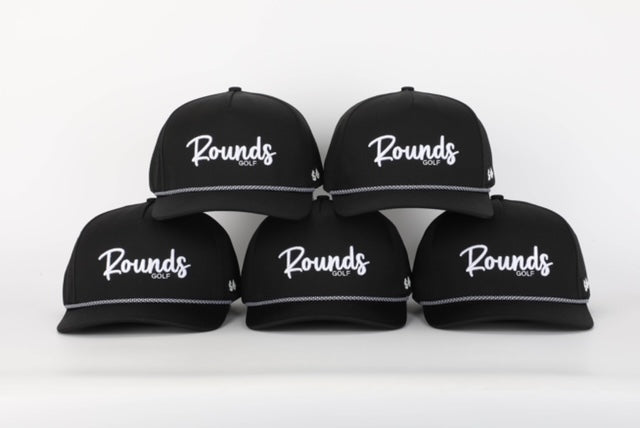 *ROUNDS GOLF BLACK EDITION CUSTOM HAT If you want one of these hats message us we might have more coming in! Rounds Golf in Mayfair has some in stock