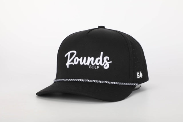 *ROUNDS GOLF BLACK EDITION CUSTOM HAT   If you want one of these hats message us we might have more coming in! Rounds Golf in Mayfair has some in stock